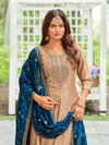 Volvo By Aanchi Vichitra Silk Kurti With Bottom Dupatta Wholesale Price In Surat